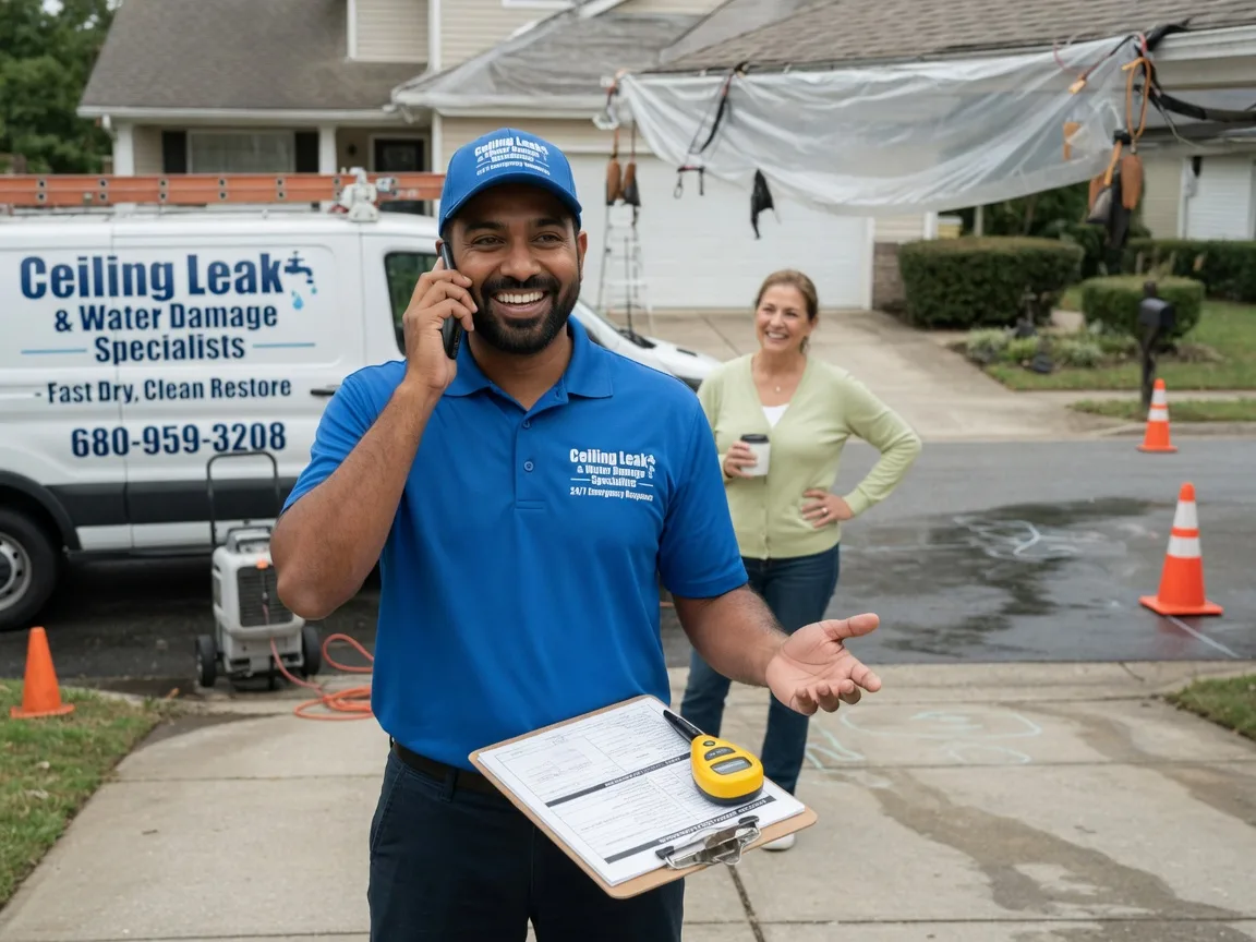 Ceiling Leak Cleanup Nisland, SD FAQs